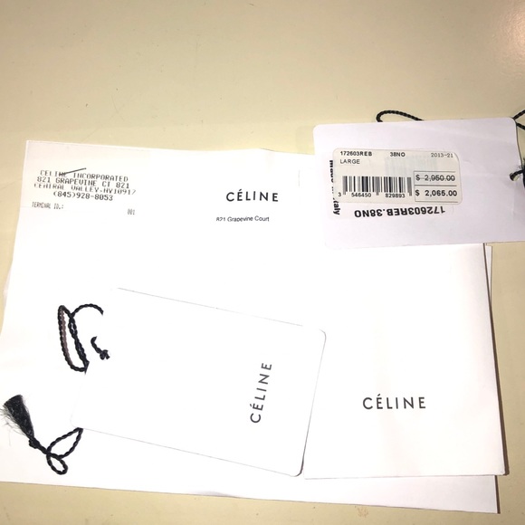 EUC Large Celine Black Edge Bag - Picture 6 of 12